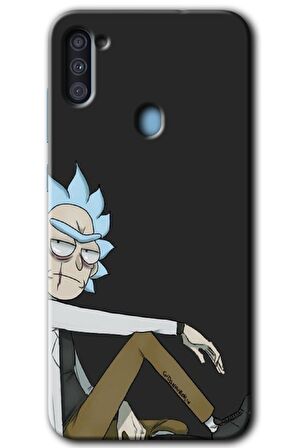 Galaxy M11 Kılıf HD Desen Baskılı Arka Kapak - Rick 