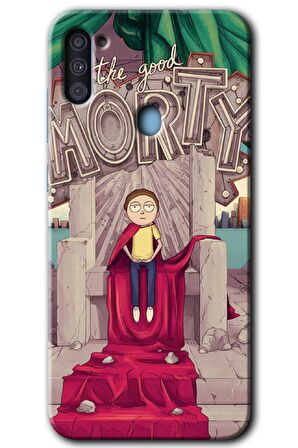 Galaxy M11 Kılıf HD Desen Baskılı Arka Kapak - Morty 