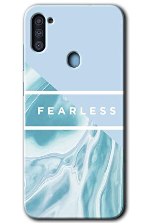 Galaxy M11 Kılıf HD Desen Baskılı Arka Kapak - Fearless 