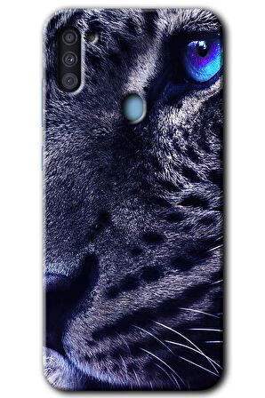 Galaxy M11 Kılıf HD Desen Baskılı Arka Kapak - Kaplan 