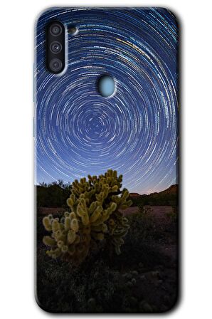 Galaxy M11 Kılıf HD Desen Baskılı Arka Kapak - Eclipse Sky 