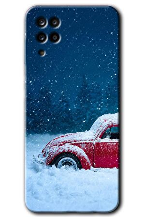 Galaxy M12 Kılıf HD Desen Baskılı Arka Kapak - Karlı Vosvos 