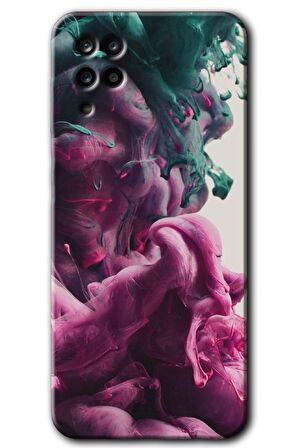 Galaxy M12 Kılıf HD Desen Baskılı Arka Kapak - Liquid Cloud 