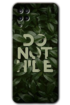 Galaxy M12 Kılıf HD Desen Baskılı Arka Kapak - Do Not Hide 