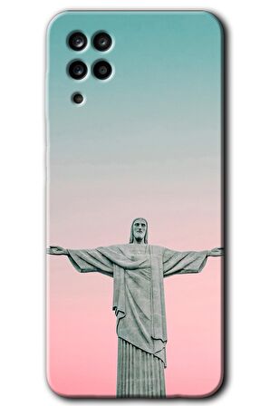 Galaxy M12 Kılıf HD Desen Baskılı Arka Kapak - Rio 