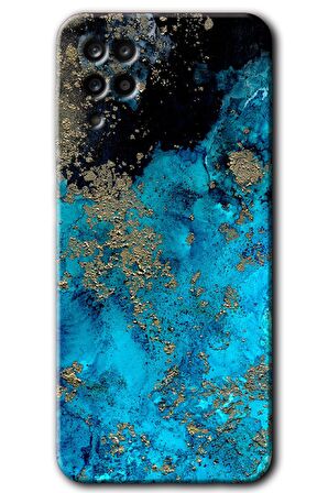 Galaxy M12 Kılıf HD Desen Baskılı Arka Kapak - Klas Mermer 