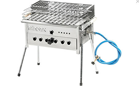 Gürsaç 104 Pervazlı Çift Izgaralı Tüplü Mangal