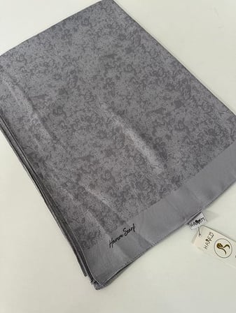 Harem Scarf Gold Silvia Şal Gri