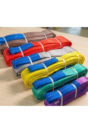 Polyester Sapan Halat 2 TON - 5 METRE // 6:1 KALİTE CE BELGELİ / Gözlü Yük Taşıma Halatı