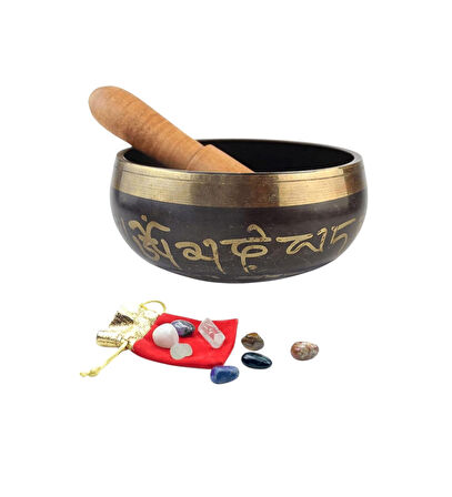 Pirinç Meditasyon Çanı 8,5 cm | Yoga, Meditasyon ve Dekoratif Kullanım İçin
