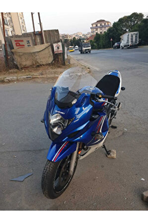 Suzuki GSX 650 F Siperlik Ön Cam 2008 2012 Model 40cm Şeffaf Renkli 4mm