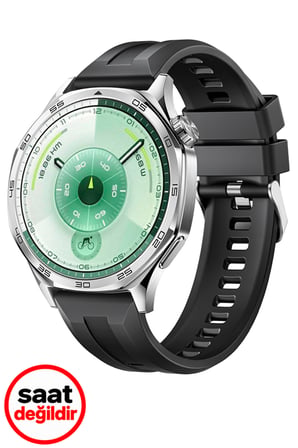 Huawei Gt Gt 2 Gt 3 Gt 4 Gt 5 Gt 6 Gt 7 Pro Se Elite 46mm Uyumlu Tokalı Silikon Kordon