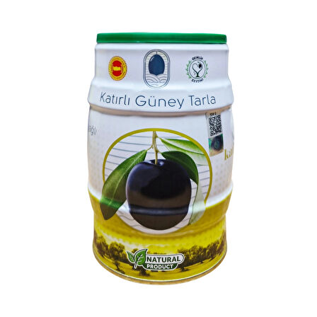 KATIRLI GÜNEY TARLA SOFRALIK SİYAH ZEYTİN 1 KG (M-S)