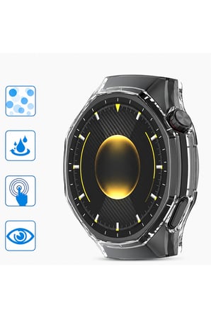 Huawei Gt 6 Pro 46mm Uyumlu Yumuşak Şefaff Ekran ve Kasa Koruyucu