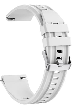 Huawei GT 7 Pro / GT 6 Pro / GT 5 Pro 46mm Uyumlu Metal Tokalı ORJ Kavisli Giriş Silikon Kordon