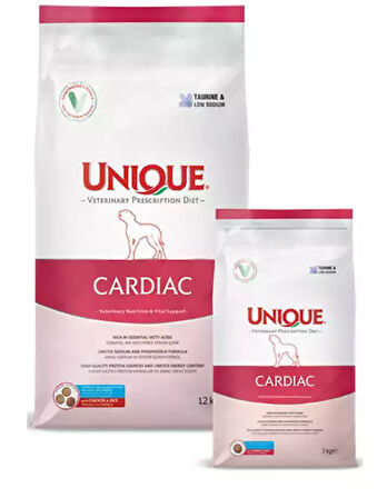 UNIQUE Cardiac Kuru Köpek Maması 3Kg