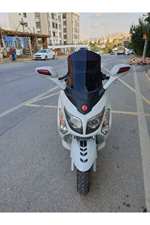 Sym Gts Evo 250 Siperlik Ön Cam 2006 2013 Model 63cm Siyah Renkli 4mm 10cm daha Uzun