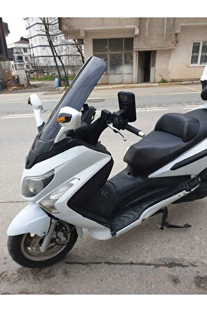 Sym Gts Evo 250 Siperlik Ön Cam 2006 2013 Model 63cm Siyah Renkli 4mm 10cm daha Uzun