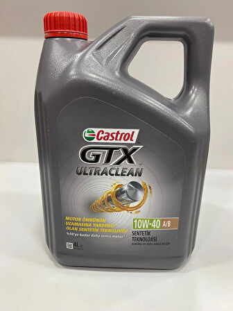 Castrol GTX 10W-40 A/B 4Litre Motor Yağı (2024 üretim)