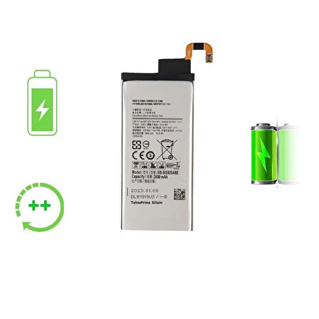 Samsung Galaxy S6 Edge G925F ile Uyumlu Güclendirilmis İthal Pil Batarya