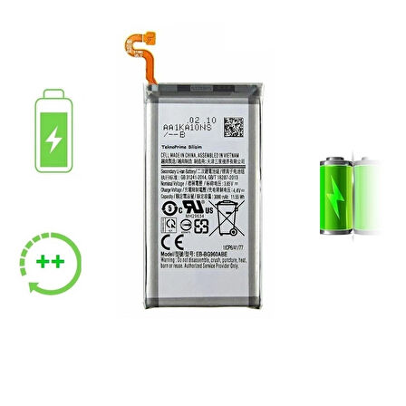  Samsung Galaxy S9 G960F ile Uyumlu Güclendirilmis İthal Pil Batarya