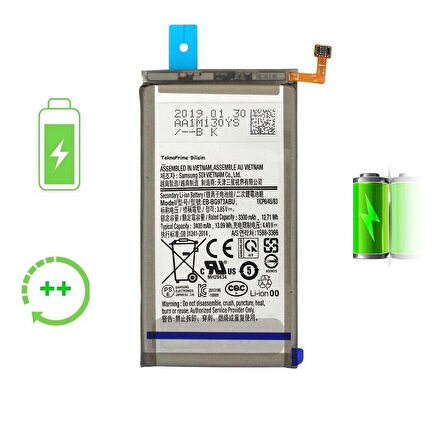  Samsung Galaxy S10 G973F ile Uyumlu Güclendirilmis İthal Pil Batarya