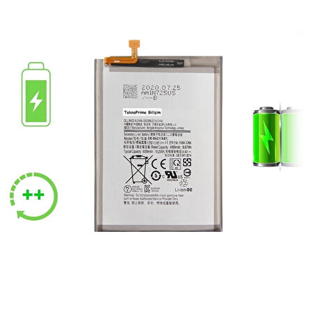  Samsung Galaxy A13 A135 ile Uyumlu Güclendirilmis İthal Pil Batarya