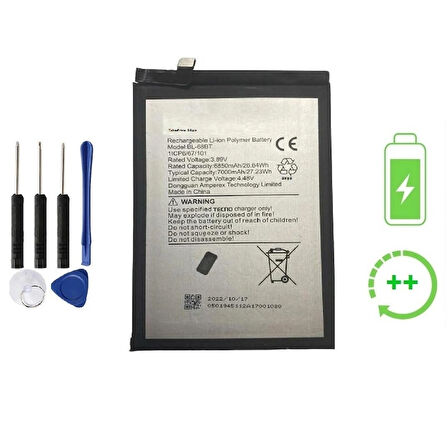  Tecno Pova Neo 2 ile Uyumlu  Güclendirilmis İthal Pil Batarya  BL-66BT