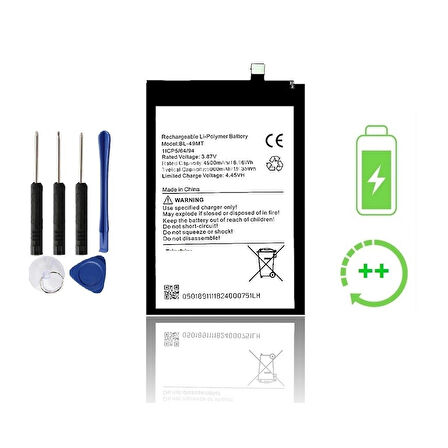  Tecno Camon 19 Pro ile Uyumlu  Güclendirilmis İthal Pil Batarya BL-49MT