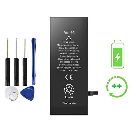 İphone 6 İle Uyumlu  Güclendirilmis İthal Pil Batarya