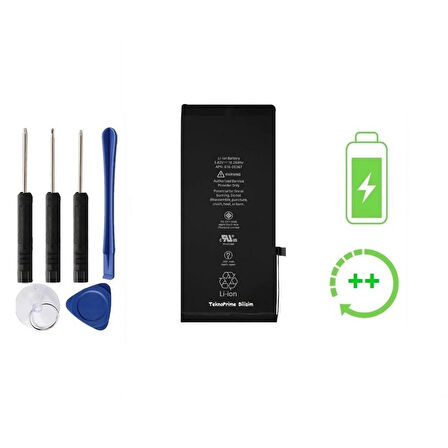 İphone 8 Plus İle Uyumlu  Güclendirilmis İthal Pil Batarya