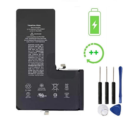 İphone 11 Pro Max İle Uyumlu Güclendirilmis İthal Pil Batarya