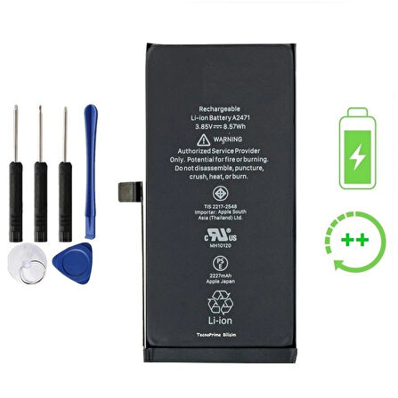 İphone 12 Mini İle Uyumlu Güclendirilmis İthal Pil Batarya