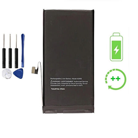 İphone 13 İle Uyumlu Güclendirilmis İthal Pil Batarya