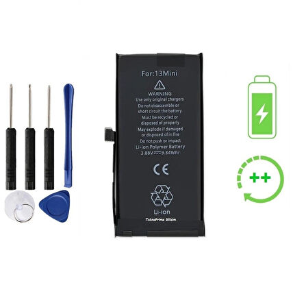 İphone 13 Mini İle Uyumlu Güclendirilmis İthal Pil Batarya
