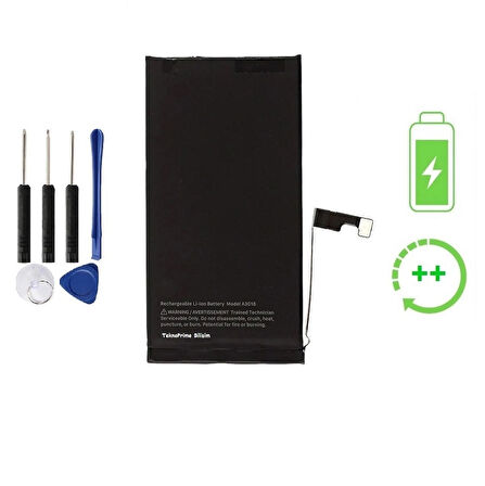 İphone 15 İle Uyumlu Güclendirilmis İthal Pil Batarya