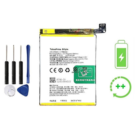 Oppo Reno 4 İle Uyumlu  Güclendirilmis İthal Pil Batarya BLP791