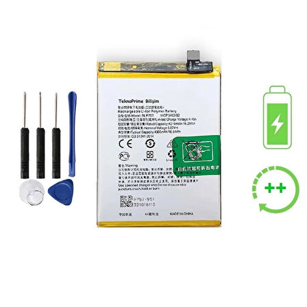 Realme 6i İle Uyumlu  Güclendirilmis İthal Pil Batarya BLP757