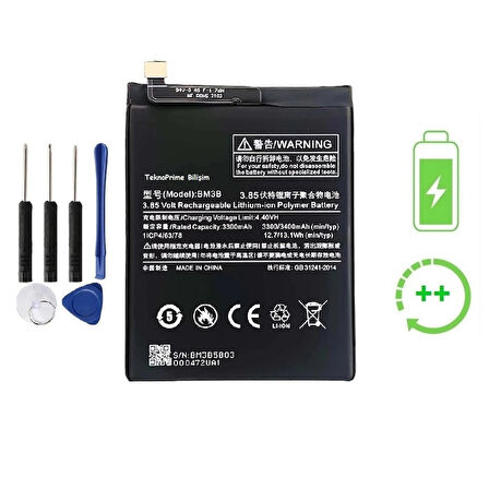 Xiaomi Mi Mix 2 İle Uyumlu  Güclendirilmis İthal Pil Batarya BM3B