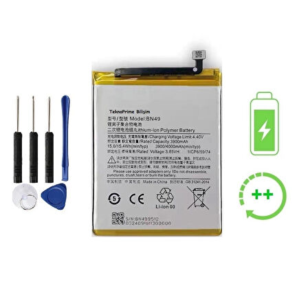 Xiaomi Redmi 7A İle Uyumlu Güclendirilmiş İthal Pil Batarya BN49