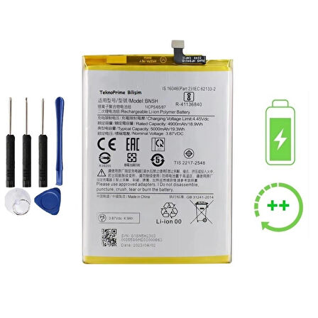 Poco M5 İle Uyumlu Güclendirilmiş İthal Pil Batarya BN5H