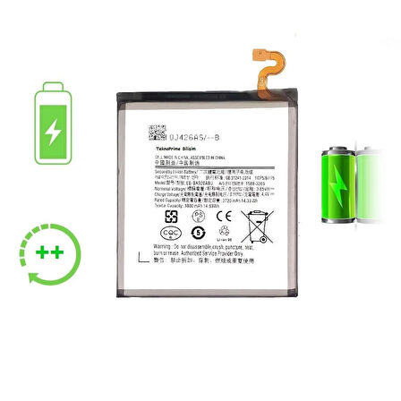  Samsung Galaxy A9 2018 A920F ile Uyumlu Güclendirilmis İthal Pil Batarya