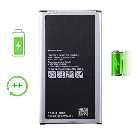  Samsung Galaxy J7 2016 J710F ile Uyumlu Güclendirilmis İthal Pil Batarya