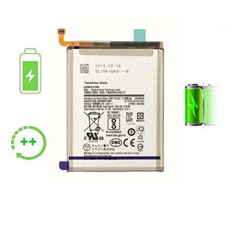  Samsung Galaxy M21 M215F ile Uyumlu Güclendirilmis İthal Pil Batarya
