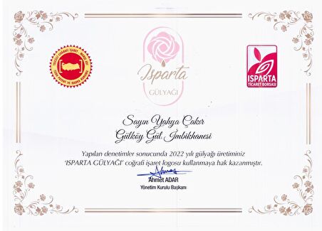 GÜLKÖYLÜ SAF ISPARTA GÜLYAĞI 12 ml
