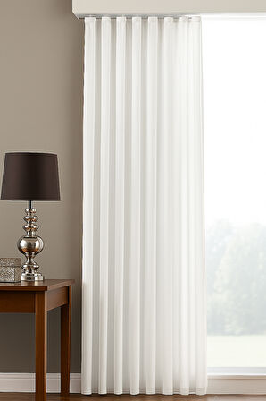 Gauze Fabric Design KALIN SATEN GÜNEŞLIK BEYAZ YÜKSEK KALİTELİ 150 x 270