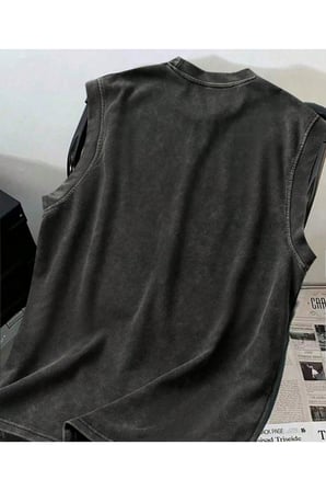 Dompuleri Moda Rock Serisi Yıkamalı Guns N' Roses Unisex Eskitme T-shirt