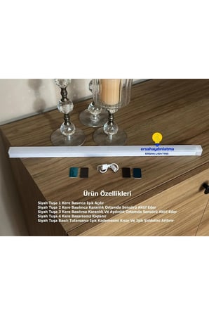 Hareket Sensörlü Led Işık 50 cm Gün Işığı