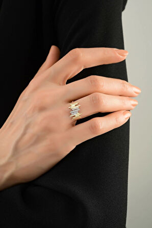 14 Ayar Taşlı Altın Yüzük