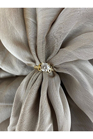 Sonsuzluk Tektaş Altın Yüzük